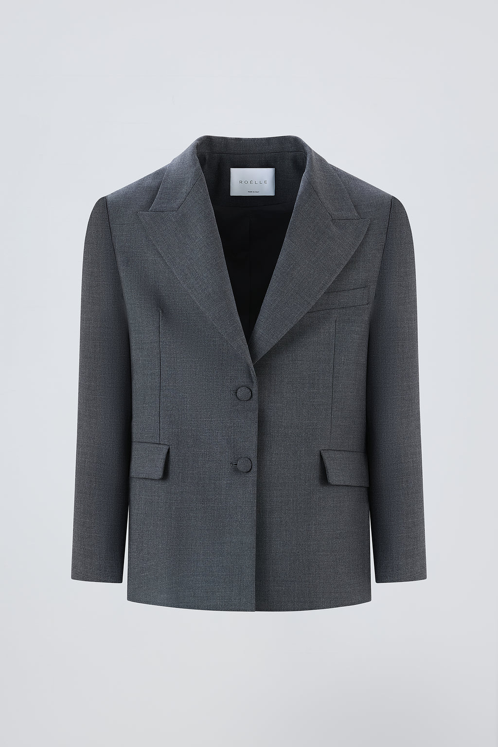 BLAZER MONOPETTO CON SPALLA STRUTTURATA