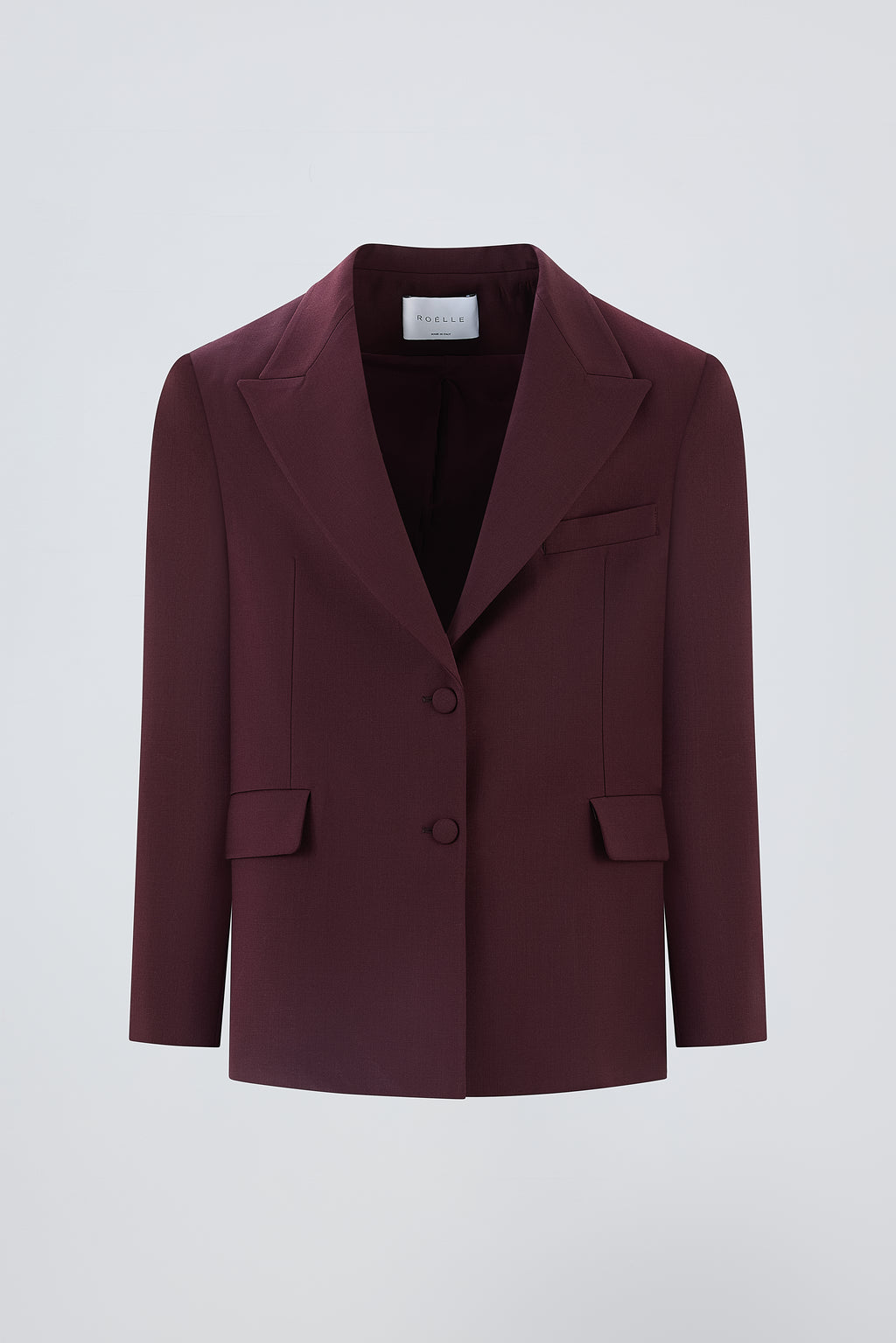 BLAZER MONOPETTO CON SPALLA STRUTTURATA