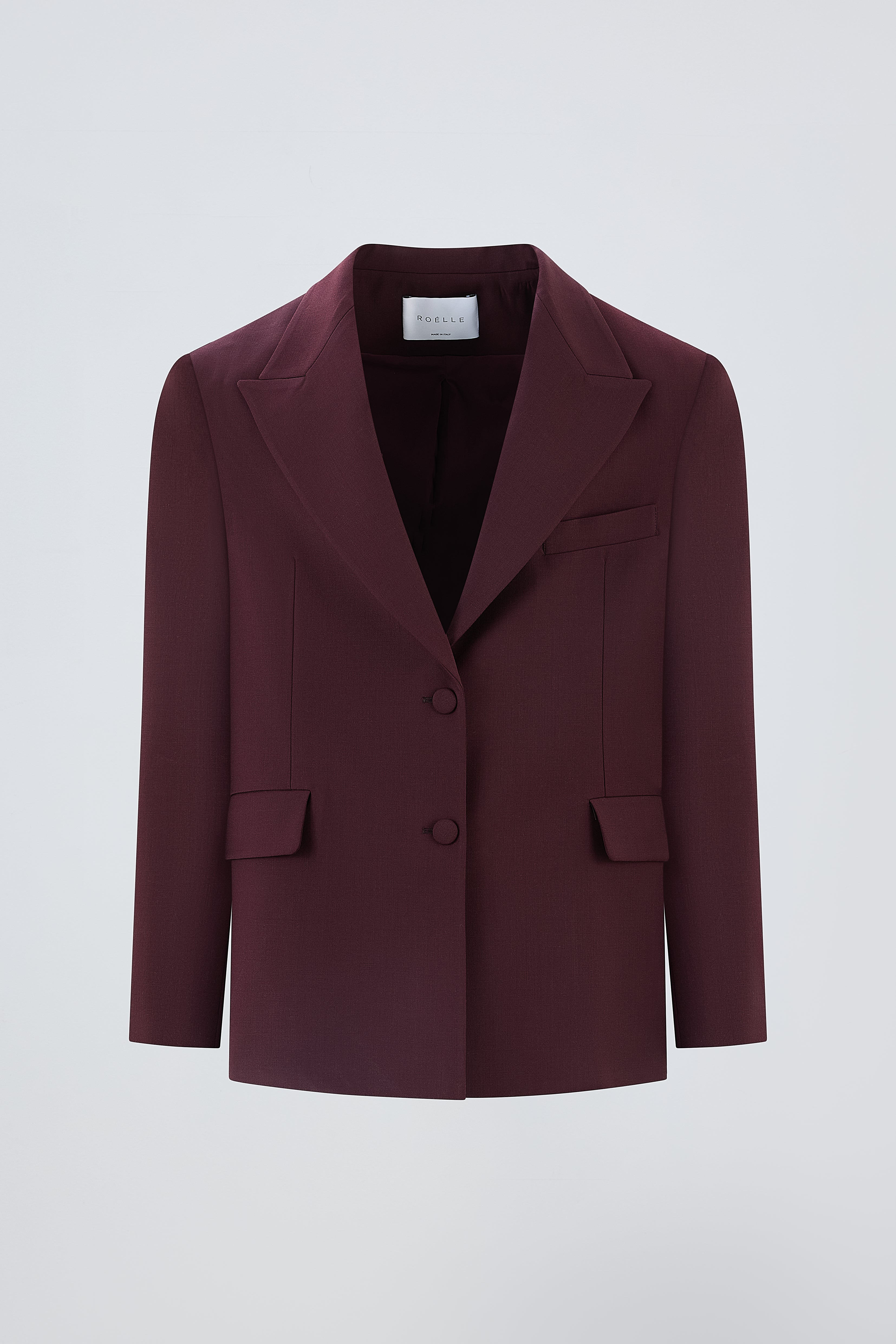 BLAZER MONOPETTO CON SPALLA STRUTTURATA