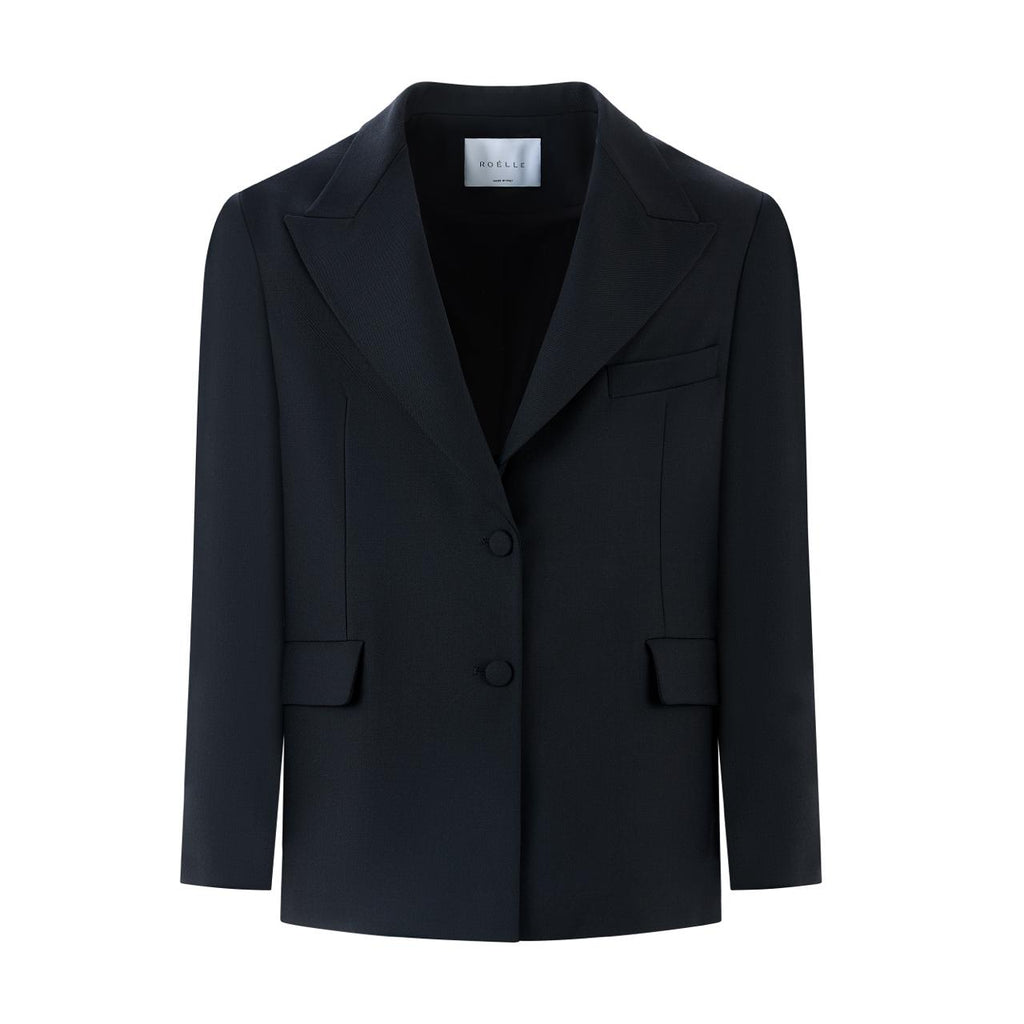 BLAZER MONOPETTO CON SPALLA STRUTTURATA