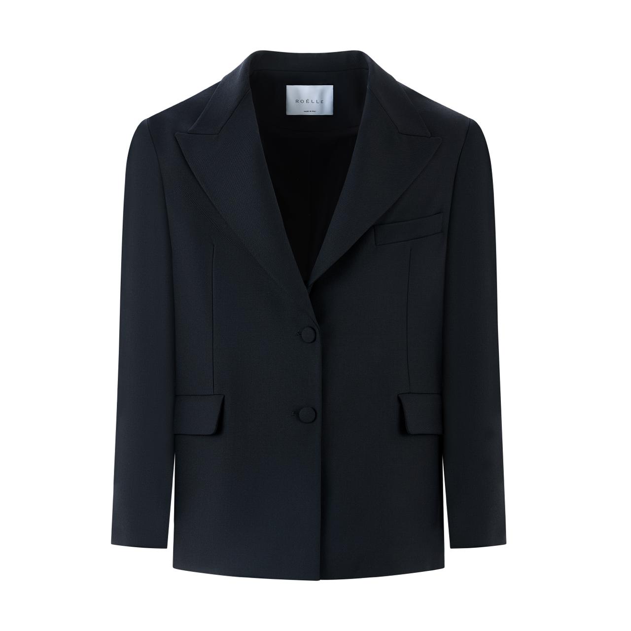 BLAZER MONOPETTO CON SPALLA STRUTTURATA