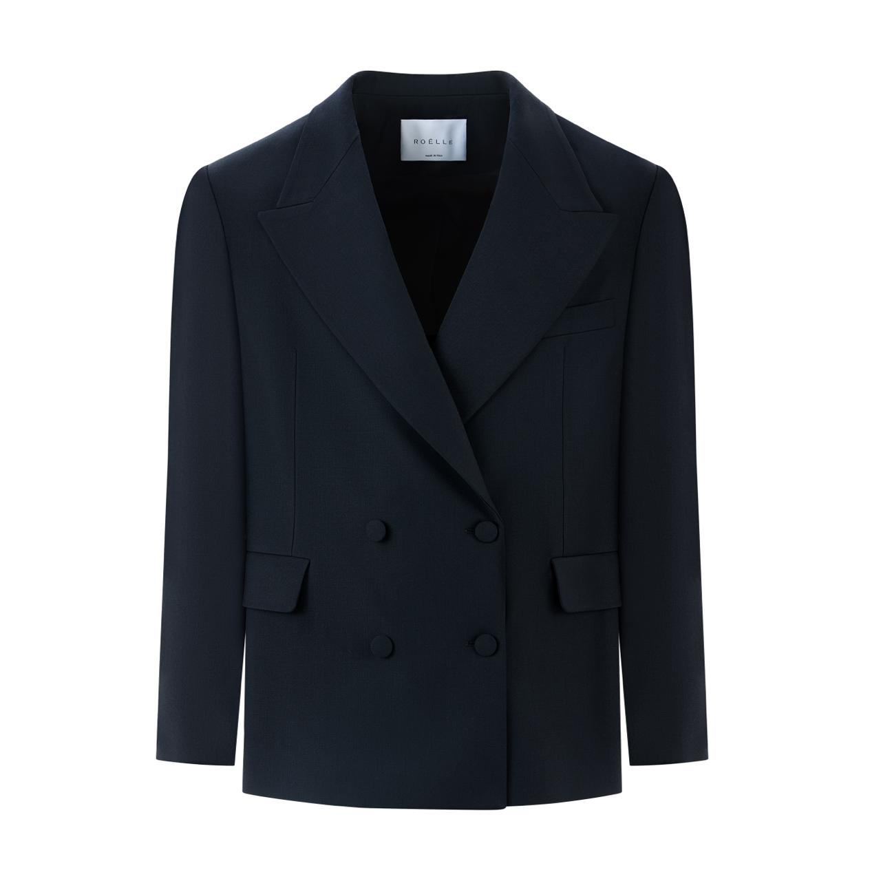 BLAZER DOPPIO PETTO CON SPALLA STRUTTURATA