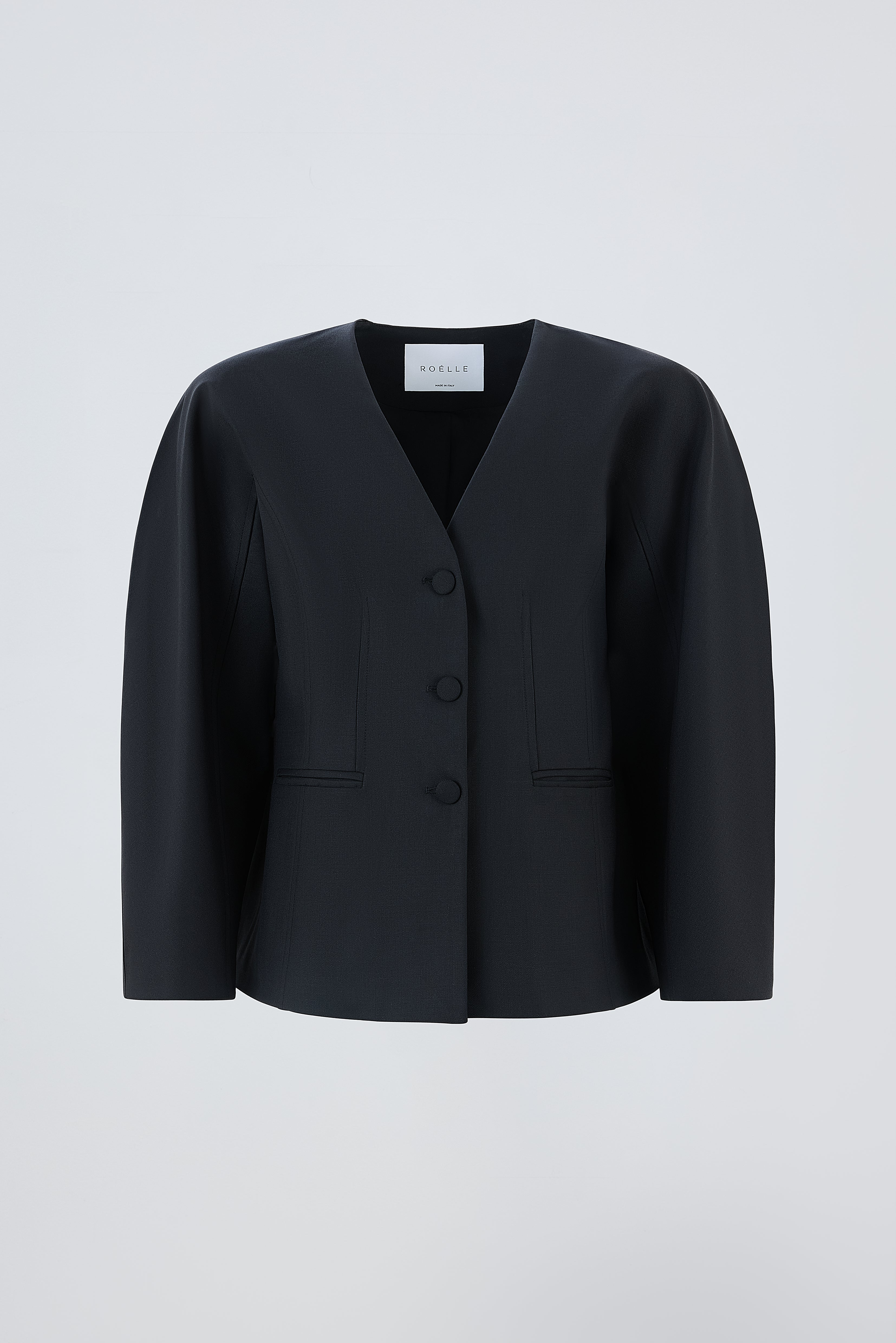 BLAZER MONOPETTO CON SPALLA RAGLAN