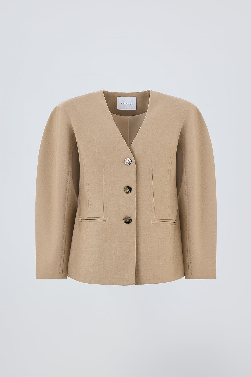 BLAZER MONOPETTO CON SPALLA RAGLAN